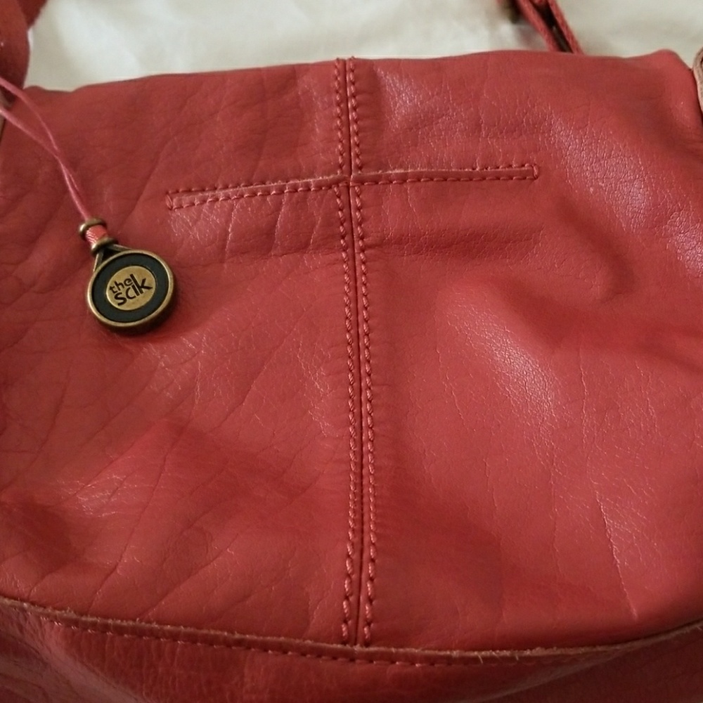 Burnt orange leather purse - Picture 4 of 6